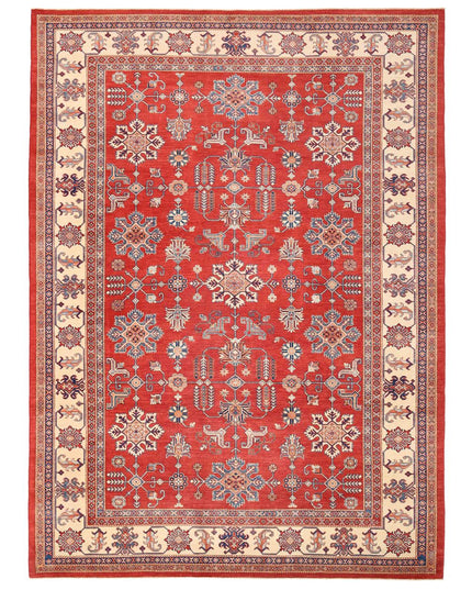 Kazak 10' 5" X 14' 5" Hand Knotted Wool Rug 10' 5" X 14' 5" (318 X 440) / Red / Wool