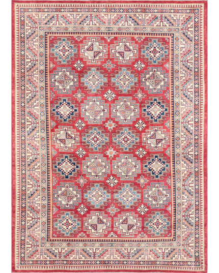 Kazak 9' 1" X 12' 6" Hand Knotted Wool Rug 9' 1" X 12' 6" (277 X 381) / Red / Wool