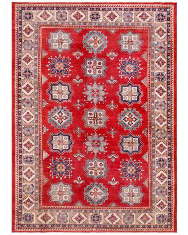 Kazak 10' 0" X 13' 9" Hand Knotted Wool Rug 10' 0" X 13' 9" (305 X 419) / Red / Wool