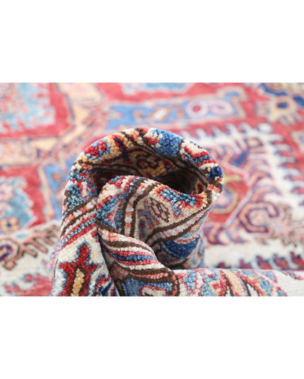 Kazak 5' 9" X 7' 11" Hand Knotted Wool Rug 5' 9" X 7' 11" (175 X 241) / Red / Wool