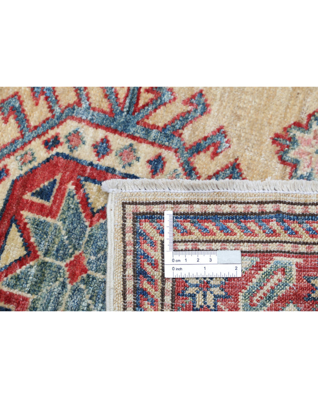 Kazak 2' 4" X 6' 9" Hand Knotted Wool Rug 2' 4" X 6' 9" (71 X 206) / Gold / Wool