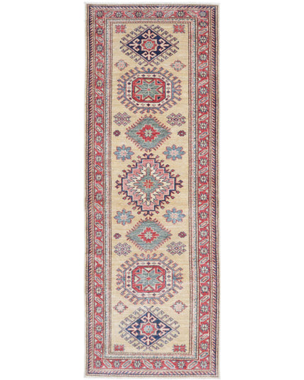Kazak 2' 4" X 6' 9" Hand Knotted Wool Rug 2' 4" X 6' 9" (71 X 206) / Gold / Wool