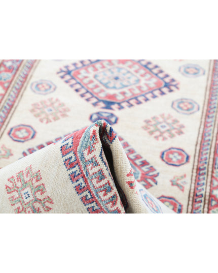 Kazak 2' 7" X 6' 5" Hand Knotted Wool Rug 2' 7" X 6' 5" (79 X 196) / Ivory / Wool