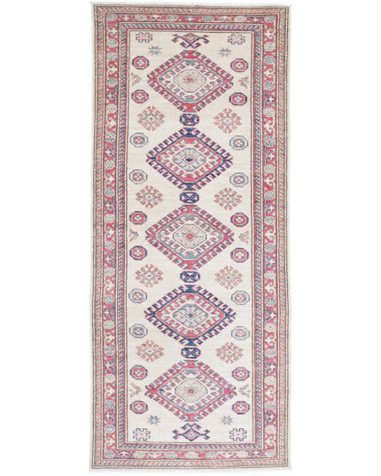 Kazak 2' 7" X 6' 5" Hand Knotted Wool Rug 2' 7" X 6' 5" (79 X 196) / Ivory / Wool