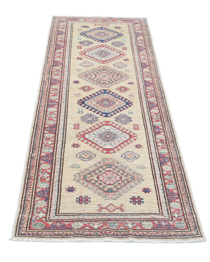 Kazak 2' 4" X 6' 10" Hand Knotted Wool Rug 2' 4" X 6' 10" (71 X 208) / Beige / Wool