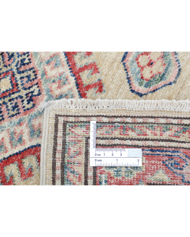 Kazak 2' 4" X 6' 10" Hand Knotted Wool Rug 2' 4" X 6' 10" (71 X 208) / Beige / Wool