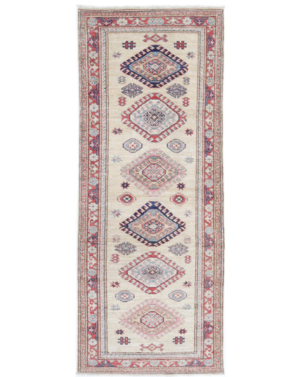 Kazak 2' 4" X 6' 10" Hand Knotted Wool Rug 2' 4" X 6' 10" (71 X 208) / Beige / Wool