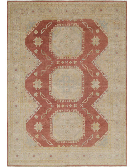 Kazak 8' 9" X 12' 2" Hand Knotted Wool Rug 8' 9" X 12' 2" (267 X 371) / Brown / Wool