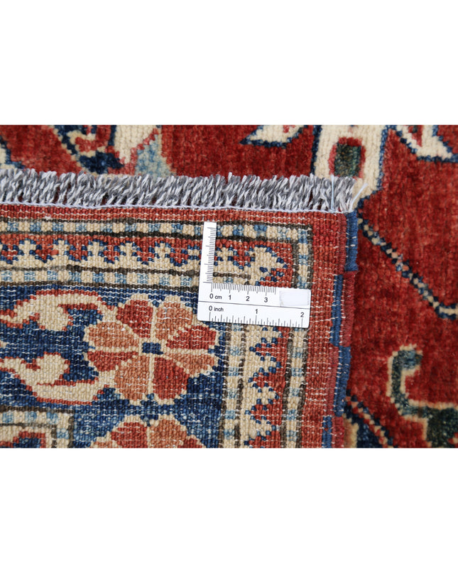 Kazak 8' 4" X 11' 8" Hand Knotted Wool Rug 8' 4" X 11' 8" (254 X 356) / Red / Wool