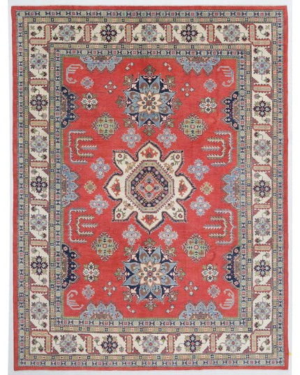 Kazak 8' 10" X 11' 9" Hand Knotted Wool Rug 8' 10" X 11' 9" (269 X 358) / Red / Wool