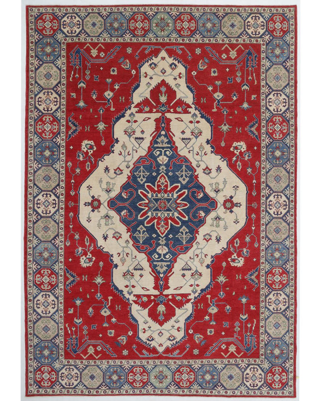 Kazak 10' 0" X 14' 4" Hand Knotted Wool Rug 10' 0" X 14' 4" (305 X 437) / Red / Wool