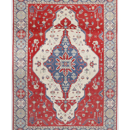 Kazak 9' 10" X 14' 8" Hand Knotted Wool Rug 9' 10" X 14' 8" (300 X 447) / Red / Wool