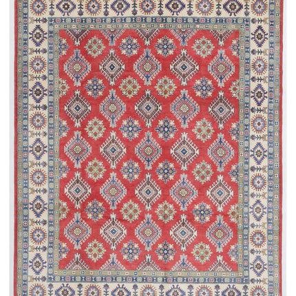 Kazak 8' 8" X 11' 0" Hand Knotted Wool Rug 8' 8" X 11' 0" (264 X 335) / Red / Wool