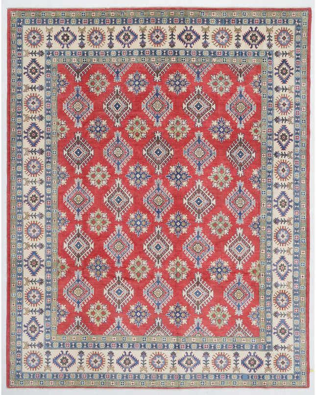 Kazak 8' 8" X 11' 0" Hand Knotted Wool Rug 8' 8" X 11' 0" (264 X 335) / Red / Wool