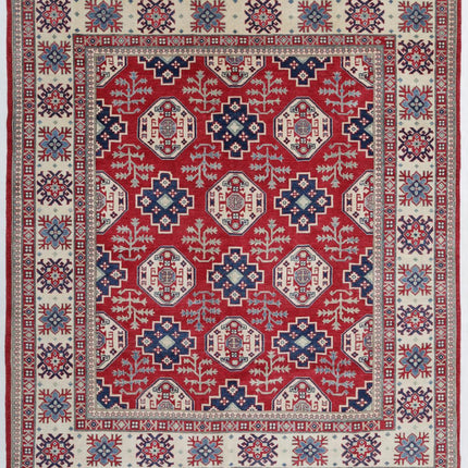 Kazak 8' 3" X 9' 6" Hand Knotted Wool Rug 8' 3" X 9' 6" (251 X 290) / Red / Wool