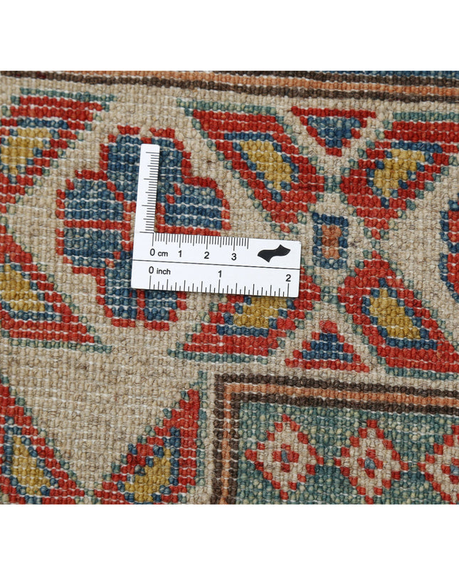 Kazak 2' 8" X 9' 3" Hand Knotted Wool Rug 2' 8" X 9' 3" (81 X 282) / Red / Wool