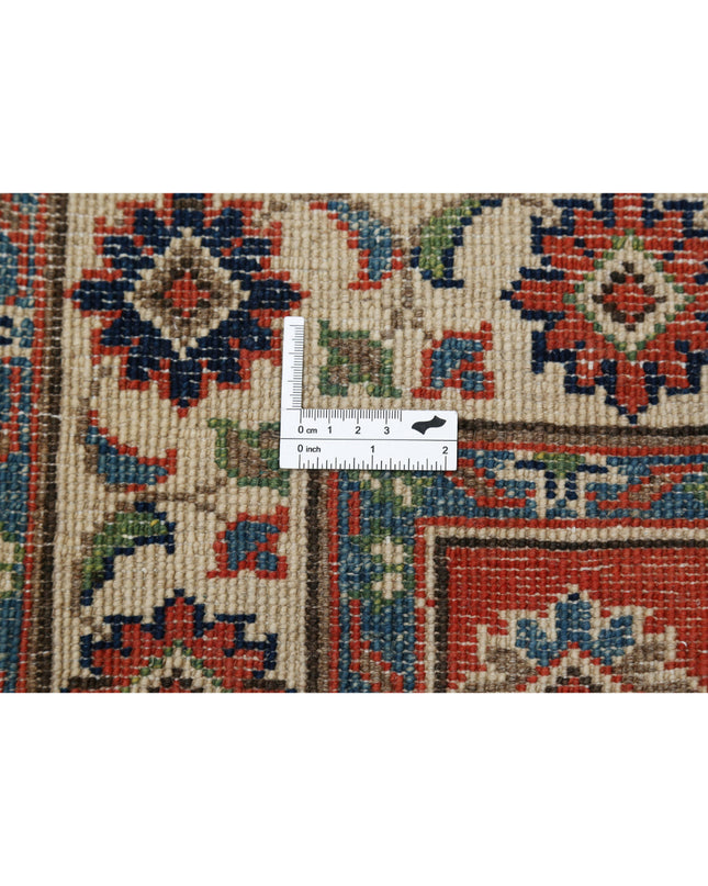 Kazak 2' 8" X 6' 9" Hand Knotted Wool Rug 2' 8" X 6' 9" (81 X 206) / Red / Wool
