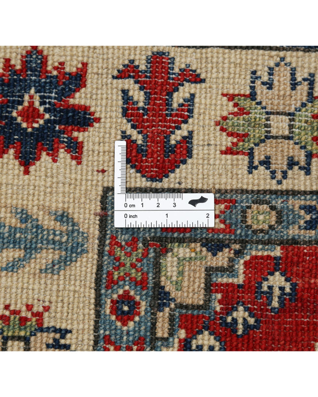 Kazak 2' 7" X 9' 8" Hand Knotted Wool Rug 2' 7" X 9' 8" (79 X 295) / Red / Wool
