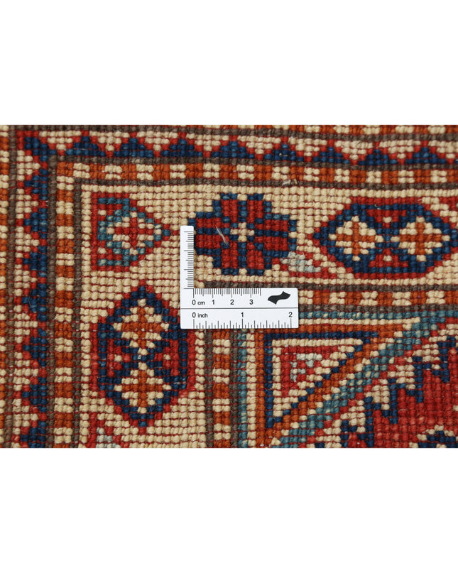 Kazak 2' 0" X 2' 11" Hand Knotted Wool Rug 2' 0" X 2' 11" (61 X 89) / Red / Wool