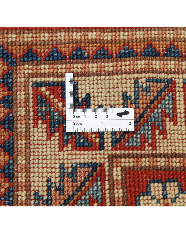 Kazak 1' 10" X 2' 9" Hand Knotted Wool Rug 1' 10" X 2' 9" (56 X 84) / Red / Wool