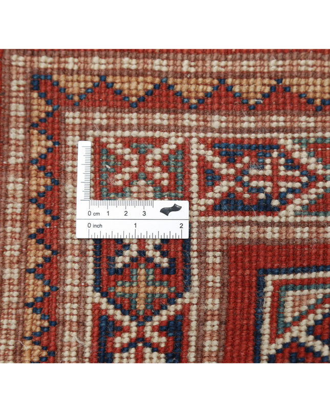 Kazak 2' 1" X 3' 0" Hand Knotted Wool Rug 2' 1" X 3' 0" (63 X 91) / Red / Wool