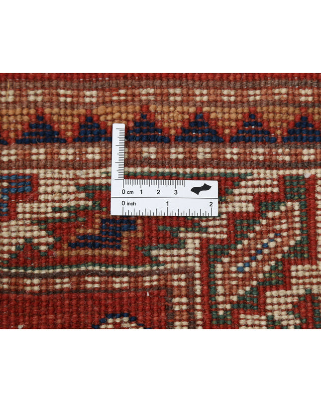 Kazak 2' 0" X 2' 11" Hand Knotted Wool Rug 2' 0" X 2' 11" (61 X 89) / Red / Wool