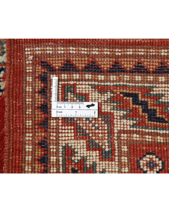 Kazak 2' 0" X 3' 1" Hand Knotted Wool Rug 2' 0" X 3' 1" (61 X 94) / Red / Wool