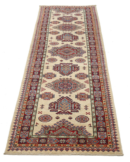Kazak 2' 7" X 8' 4" Hand Knotted Wool Rug 2' 7" X 8' 4" (79 X 254) / Ivory / Wool