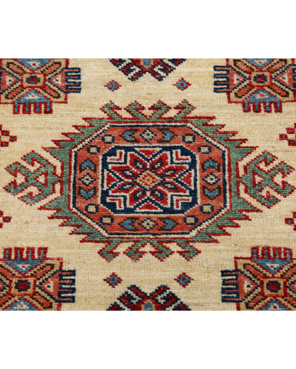 Kazak 2' 7" X 8' 4" Hand Knotted Wool Rug 2' 7" X 8' 4" (79 X 254) / Ivory / Wool