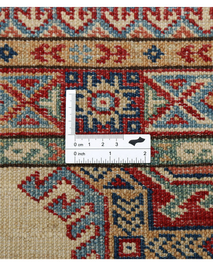 Kazak 2' 7" X 8' 4" Hand Knotted Wool Rug 2' 7" X 8' 4" (79 X 254) / Ivory / Wool
