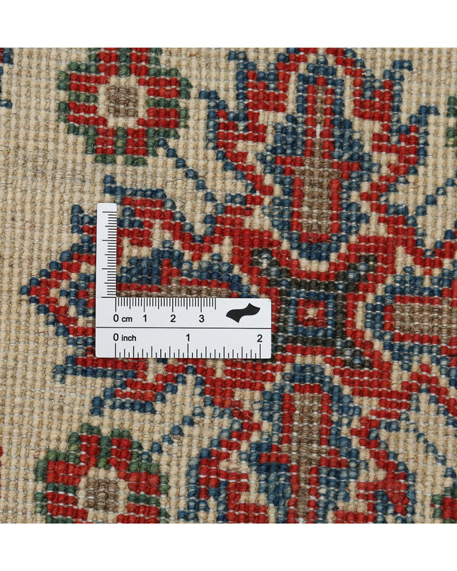 Kazak 2' 0" X 6' 2" Hand Knotted Wool Rug 2' 0" X 6' 2" (61 X 188) / Ivory / Wool