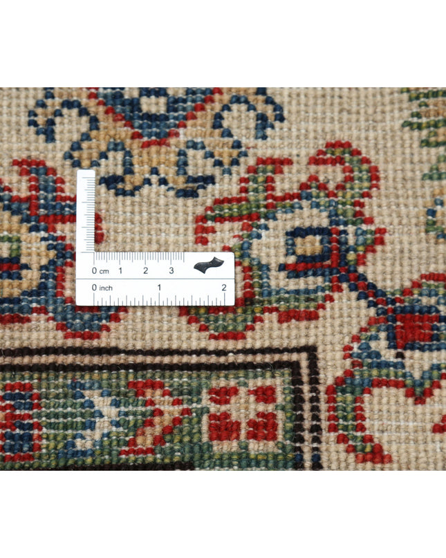 Kazak 6' 6" X 9' 8" Hand Knotted Wool Rug 6' 6" X 9' 8" (198 X 295) / Blue / Wool