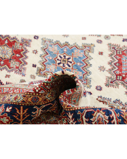 Kazak 8' 9" X 11' 11" Hand Knotted Wool Rug 8' 9" X 11' 11" (267 X 363) / Ivory / Wool