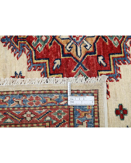Kazak 8' 9" X 11' 11" Hand Knotted Wool Rug 8' 9" X 11' 11" (267 X 363) / Ivory / Wool