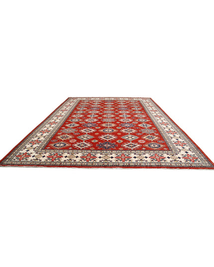 Kazak 11' 7" X 16' 4" Hand Knotted Wool Rug 11' 7" X 16' 4" (353 X 498) / Red / Wool
