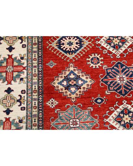 Kazak 11' 7" X 16' 4" Hand Knotted Wool Rug 11' 7" X 16' 4" (353 X 498) / Red / Wool