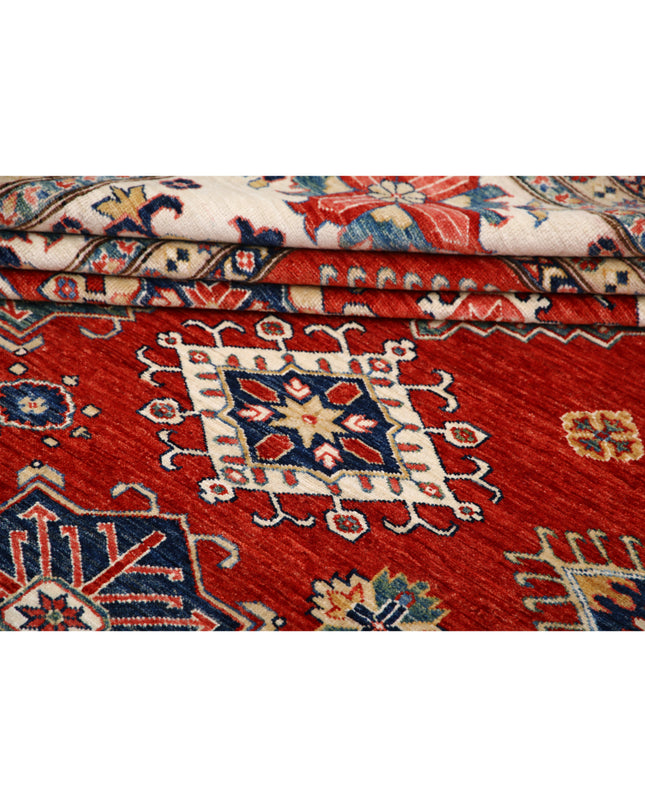 Kazak 11' 7" X 16' 4" Hand Knotted Wool Rug 11' 7" X 16' 4" (353 X 498) / Red / Wool