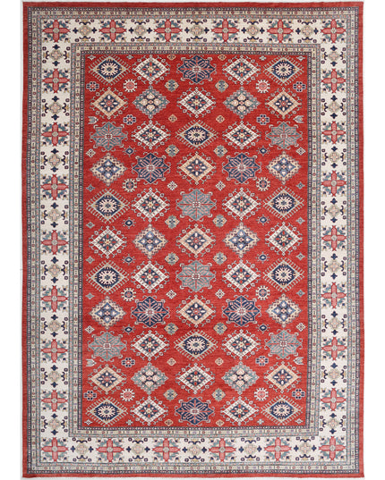 Kazak 11' 7" X 16' 4" Hand Knotted Wool Rug 11' 7" X 16' 4" (353 X 498) / Red / Wool