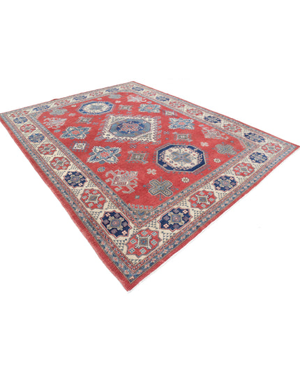 Kazak 8' 11" X 11' 2" Hand Knotted Wool Rug 8' 11" X 11' 2" (272 X 340) / Red / Wool