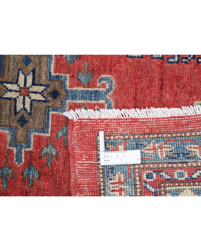 Kazak 8' 11" X 11' 2" Hand Knotted Wool Rug 8' 11" X 11' 2" (272 X 340) / Red / Wool
