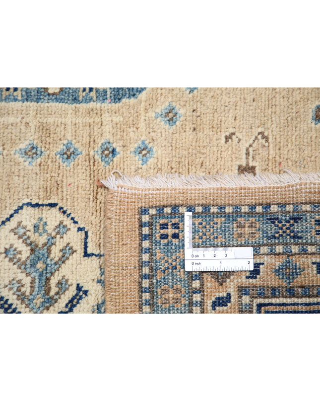 Kazak 6' 6" X 9' 9" Hand Knotted Wool Rug 6' 6" X 9' 9" (198 X 297) / Taupe / Wool