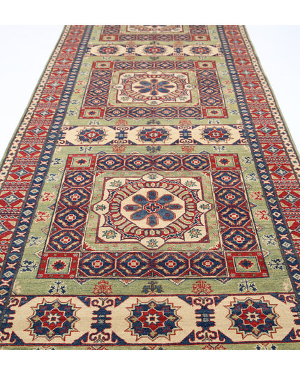 Kazak 4' 10" X 19' 4" Hand Knotted Wool Rug 4' 10" X 19' 4" (147 X 589) / Red / Wool
