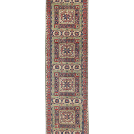 Kazak 4' 10" X 19' 4" Hand Knotted Wool Rug 4' 10" X 19' 4" (147 X 589) / Red / Wool