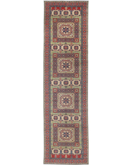 Kazak 4' 10" X 19' 4" Hand Knotted Wool Rug 4' 10" X 19' 4" (147 X 589) / Red / Wool