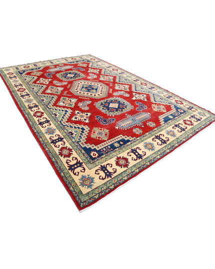 Kazak 8' 6" X 12' 4" Hand Knotted Wool Rug 8' 6" X 12' 4" (259 X 376) / Red / Wool
