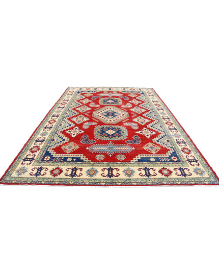 Kazak 8' 6" X 12' 4" Hand Knotted Wool Rug 8' 6" X 12' 4" (259 X 376) / Red / Wool