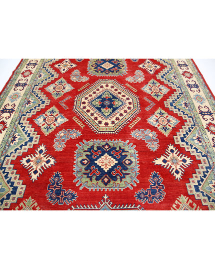 Kazak 8' 6" X 12' 4" Hand Knotted Wool Rug 8' 6" X 12' 4" (259 X 376) / Red / Wool