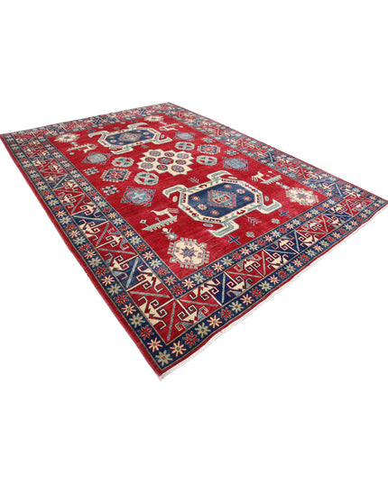 Kazak 8' 4" X 11' 6" Hand Knotted Wool Rug 8' 4" X 11' 6" (254 X 351) / Red / Wool
