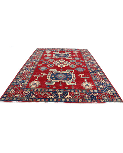 Kazak 8' 4" X 11' 6" Hand Knotted Wool Rug 8' 4" X 11' 6" (254 X 351) / Red / Wool