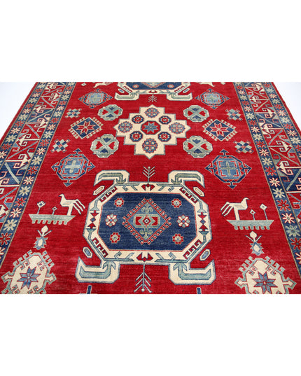Kazak 8' 4" X 11' 6" Hand Knotted Wool Rug 8' 4" X 11' 6" (254 X 351) / Red / Wool